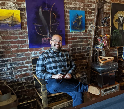 art gallery pittsburgh, del caimon, interior design